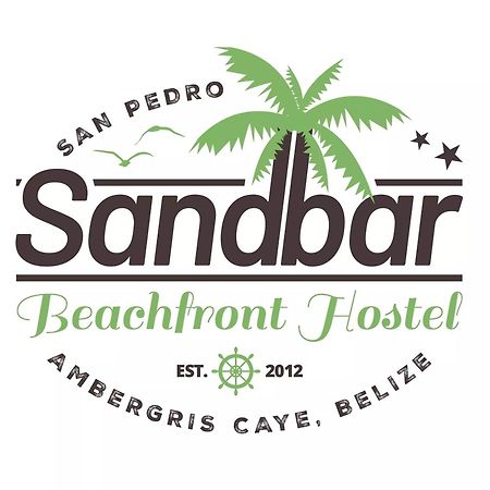 Sandbar Beachfront Hostel & Restaurant San Pedro (Ambergris Caye) Exterior foto