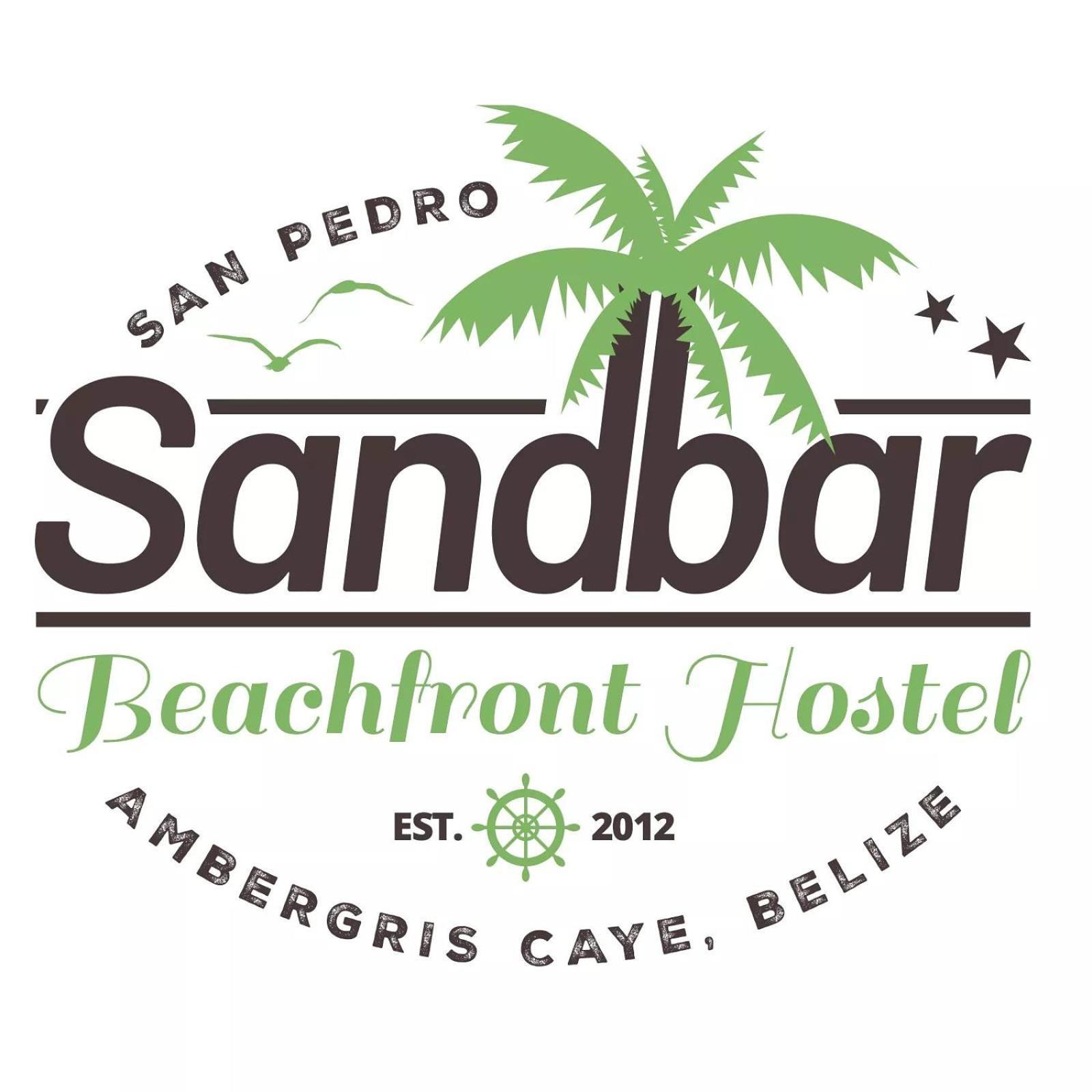 Sandbar Beachfront Hostel & Restaurant San Pedro (Ambergris Caye) Exterior foto